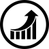 seo performance graphic in a circle icon icons.com 53778