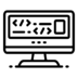 coding computer pc screen icon 193866