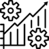 gears growth data management icon 220418