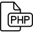 php file outlined interface symbol icon icons.com 57524