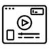 video web play icon 193873